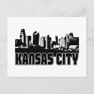 Kansas City Skyline Postkarte
