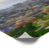 Kansas City Skyline Print Poster (Ecke)