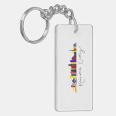 Kansas City Skyline Schlüsselanhänger (Vorderseite links)