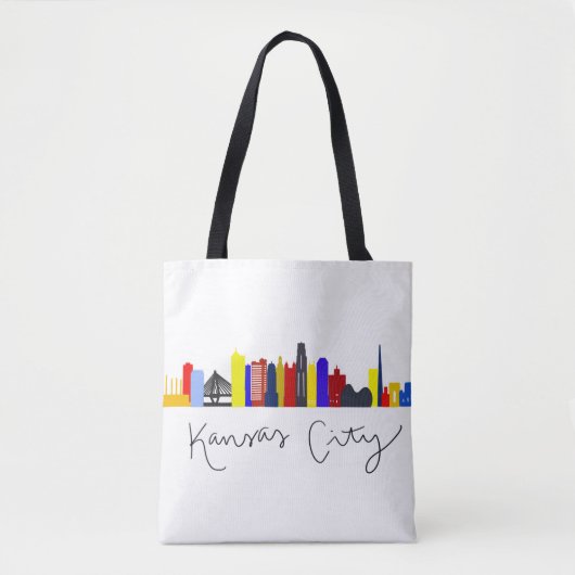 Kansas City Skyline Tasche (Vorderseite)