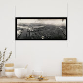 Kansas City Stockyards Foto 1907 Poster (Küche)