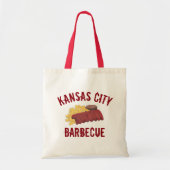 Kansas City Style GRILLEN Barbecue Barbeque Ribs Tragetasche (Vorne)