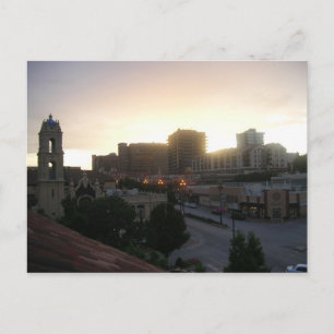 Kansas City Sunset Postkarte