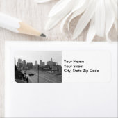 Kansas City Urban Skyline, Schwarz-Weiß-Foto (Insitu)