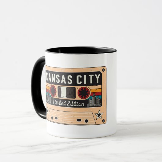 Kansas City Vintag Tasse (Vorderseite Links)