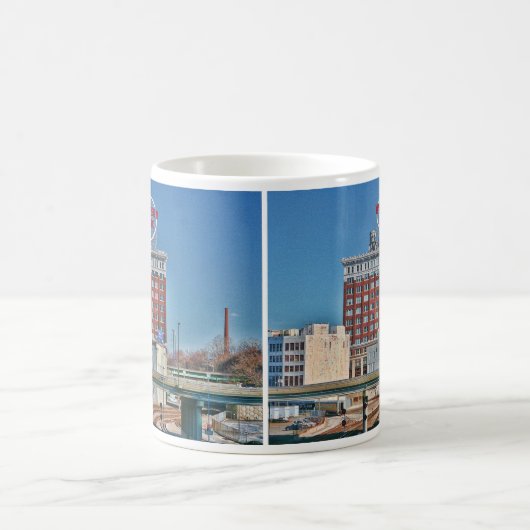 Kansas City Western Auto Sign Kaffeetasse (Mittel)