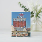 Kansas City Western Auto Sign Postkarte (Stehend Vorderseite)