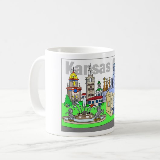 Kansas- Citykaffee-Tasse Kaffeetasse (Vorderseite Links)