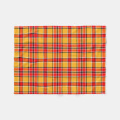 Kansas- Cityleiter-Fußball-Team färbt kariert Fleecedecke (Vorderseite (Horizontal))