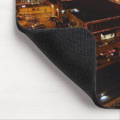 Kansas- Citypiazza beleuchtet Mousepad (Ecke)