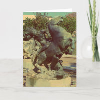 Kansas- Citypiazza-Brunnen im Herbst