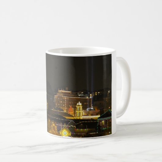 Kansas- Citypiazza-Lichter Kaffeetasse (VorderseiteRechts)