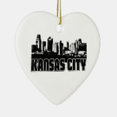 Kansas- CitySkyline Keramikornament (Rechts)