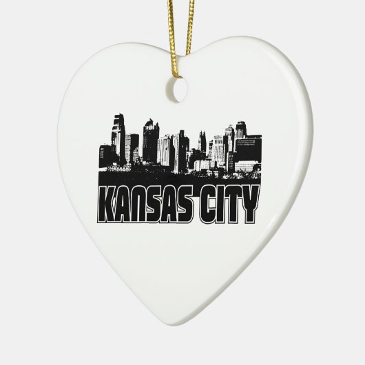 Kansas- CitySkyline Keramikornament (Links)