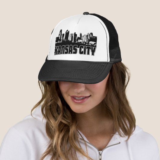 Kansas- CitySkyline Truckerkappe (Beispiel)