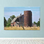 Kansas Country Barn Leinwanddruck (Insitu (Holzboden))