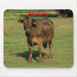 Kansas Country Cow Mousepad