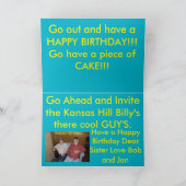 Kansas Country Farm House Geburtstag Karte (Innenseite)