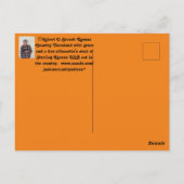 Kansas Country Farmland Sunset Postkarte (Rückseite)