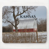 Kansas Country Red Barn Mouse Pad Mousepad (Vorne)