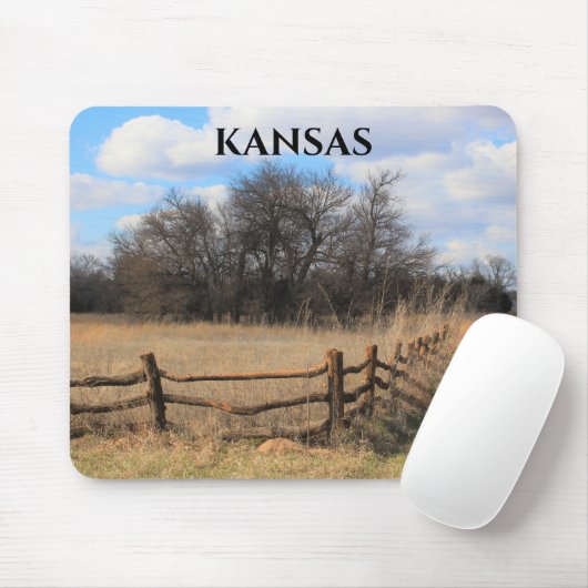 Kansas Country Side Landschaft Mouse Pad Mousepad (Mit Mouse)