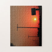 Kansas Country Side Sunset PUZZLE (Vertikal)