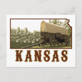Kansas Covered Wagon Postkarte