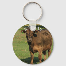 Kansas Cow Schlüsselkette