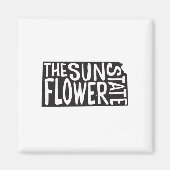 Kansas: Der Sonnenblumen-Staat Magnet (Vorne)