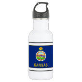 Kansas Edelstahlflasche (Vorderseite)
