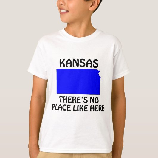 Kansas - Es gibt keinen Ort wie hier T-Shirt (Vorderseite)
