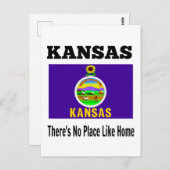 Kansas, es gibt keinen Ort wie Zuhause, Postkarte (Vorne/Hinten)