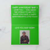 Kansas Fall Leave's Anniversary CARD Karte (Innenseite)