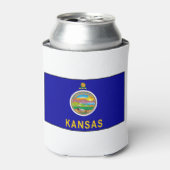 Kansas Flag Dosenkühler (Kanne Vorderseite)