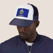 Kansas Flag Hat Truckerkappe (Beispiel)