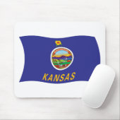 Kansas Flag Mousepad (Mit Mouse)