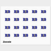 Kansas Flag Sticker (Blatt)
