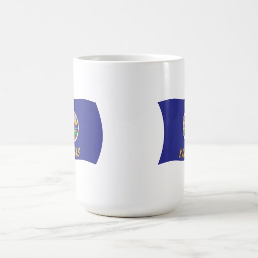 Kansas Flag Tasse (Mittel)