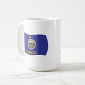 Kansas Flag Tasse (Vorderseite Links)