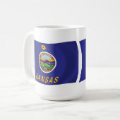 Kansas Flag Tasse (Vorderseite Links)