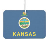 KANSAS-Flagge - Autolufterfrischer (Vorderseite)