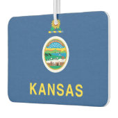 KANSAS-Flagge - Autolufterfrischer (Links)