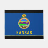 Kansas-Flagge Fußmatte (Vorderseite)