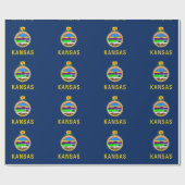 Kansas-Flagge Geschenkpapier (Flach)