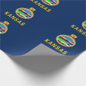 Kansas-Flagge Geschenkpapier (Ecke)