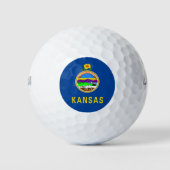 Kansas-Flagge Golfball (Vorderseite)