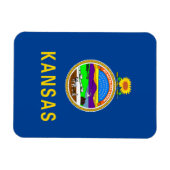 Kansas-Flagge Magnet (Horizontal)