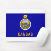 Kansas-Flagge Mousepad (Mit Mouse)