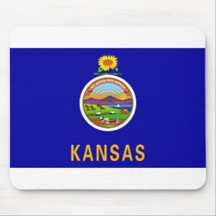Kansas-Flagge Mousepad