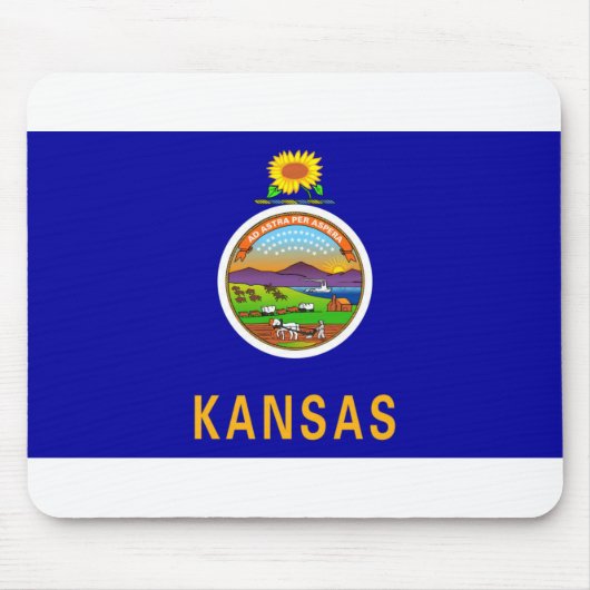 Kansas-Flagge Mousepad (Vorne)